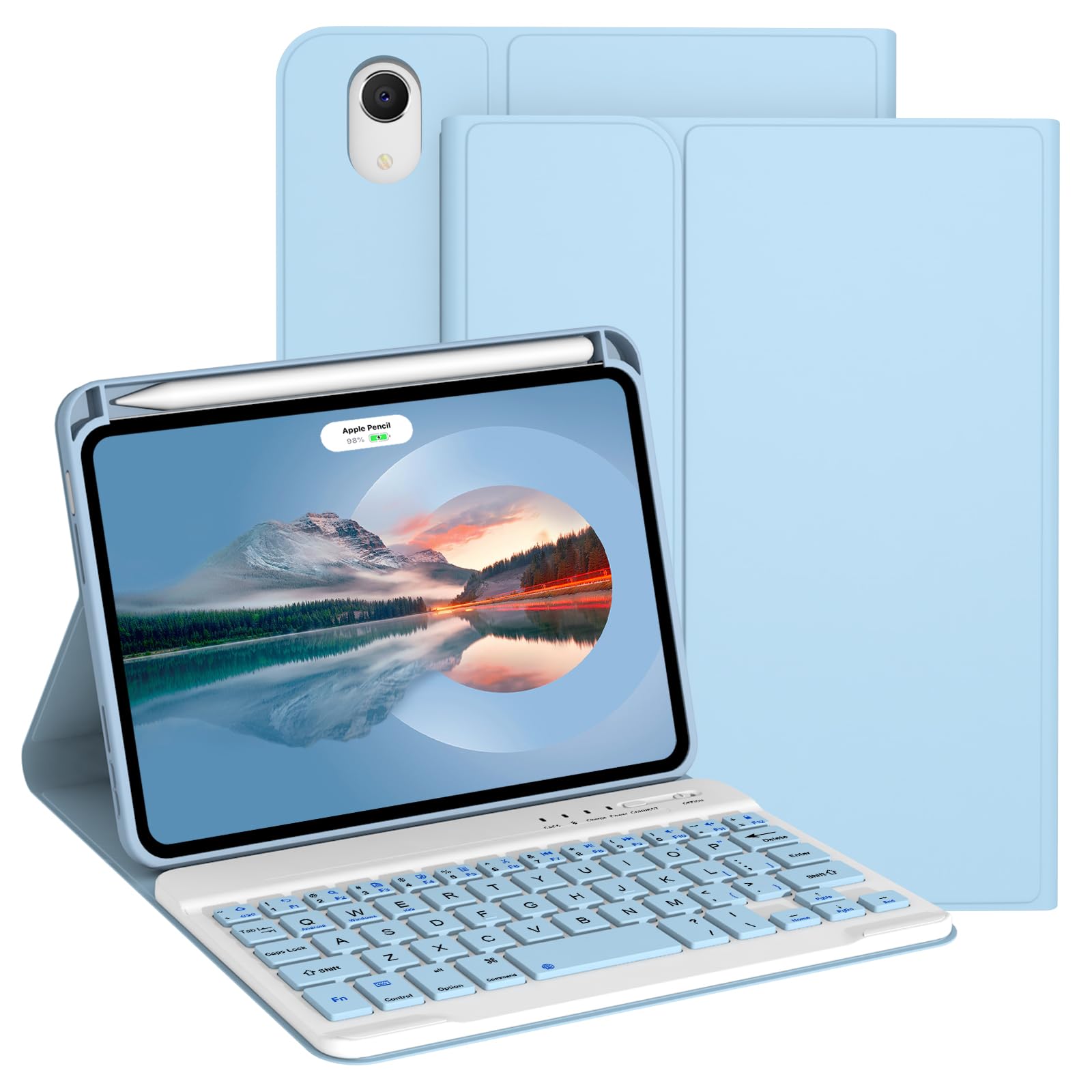 Divufus Keyboard Case for iPad mini 7th Generation (A17 Pro) 2024